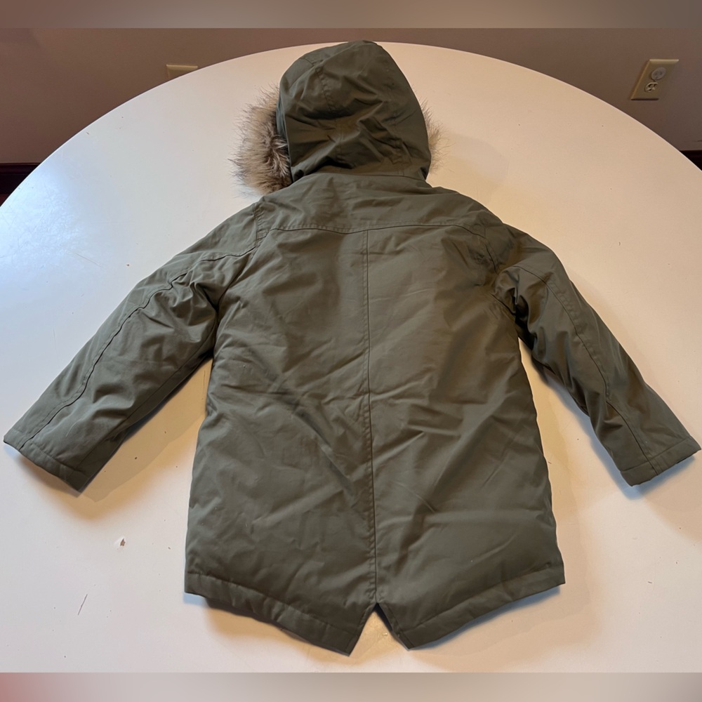 Kids Eddie Bauer Down Parka, sz 5/6 - Picture 3 of 4